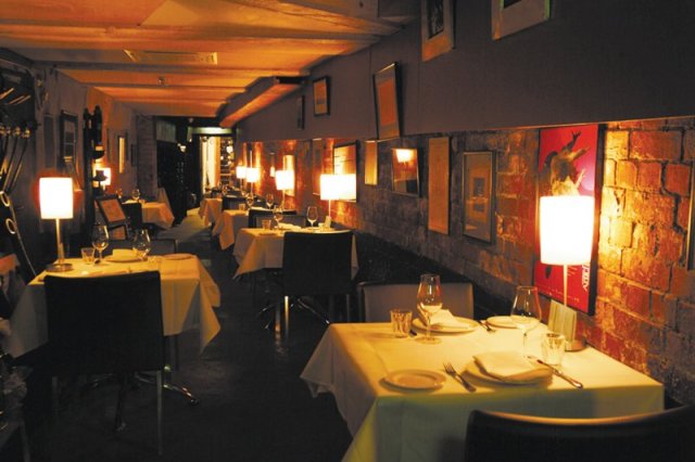 Stefano's, in its cosy basement surrounds